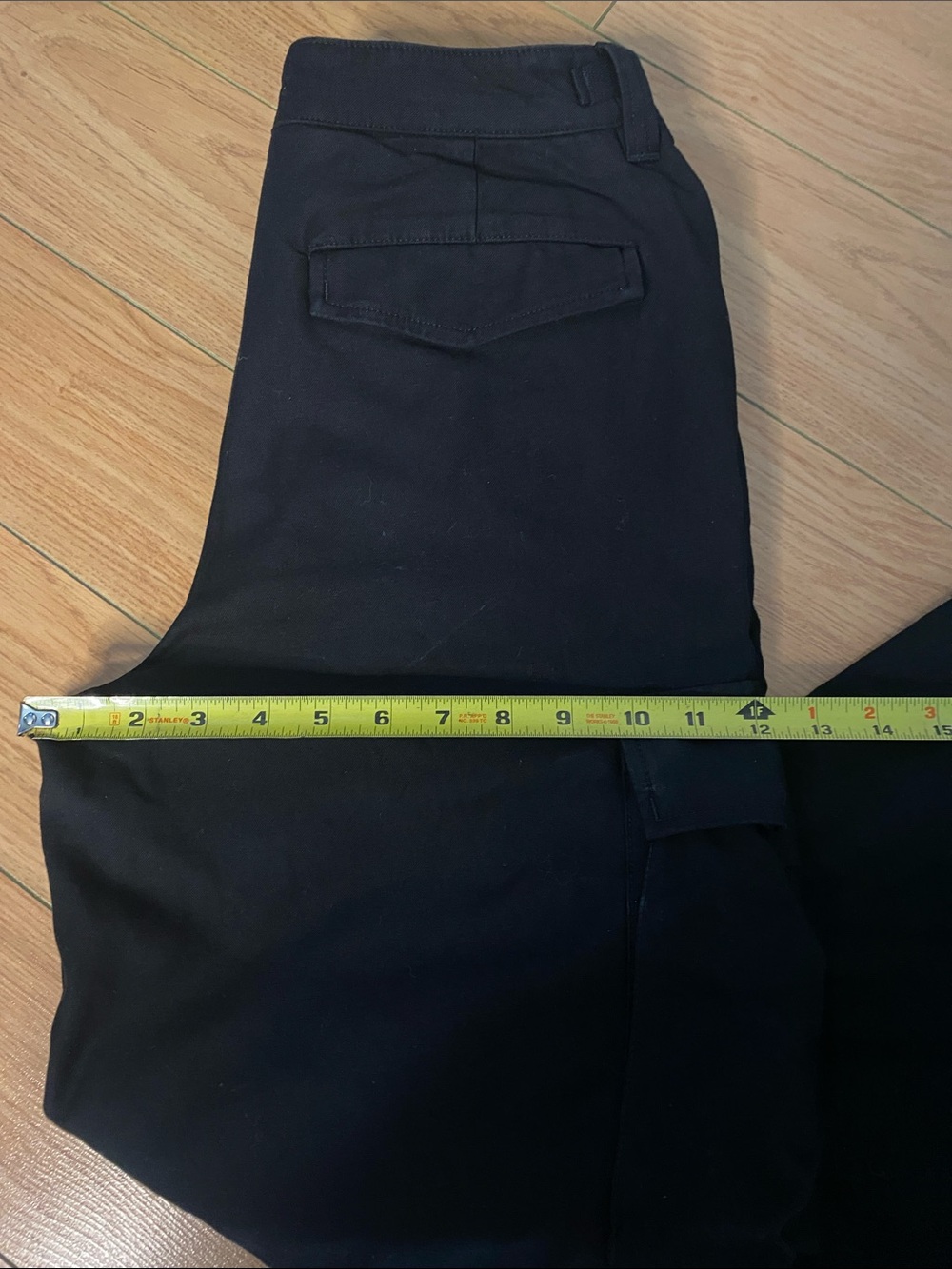 TNA Black Utility Cargo Pants with Wide Legs #14 - Picture 12 of 14